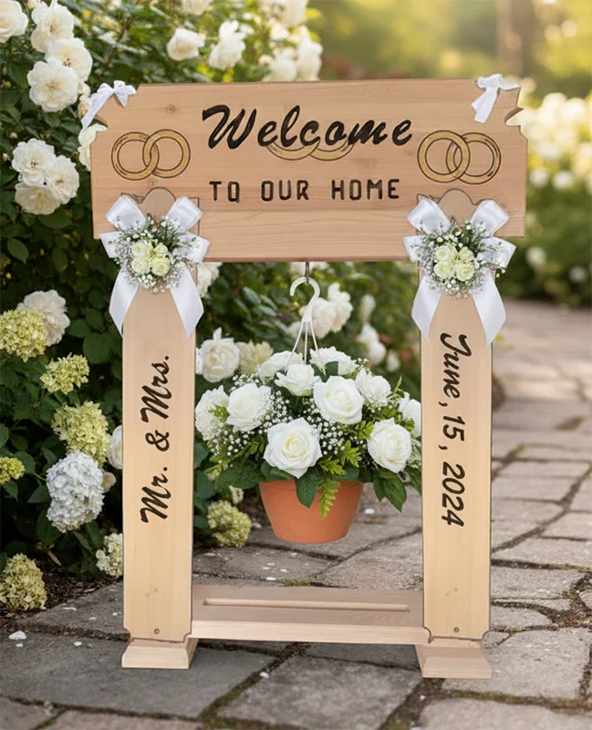StandCraft Canada display stand customized for a special event like a wedding or anniversary.